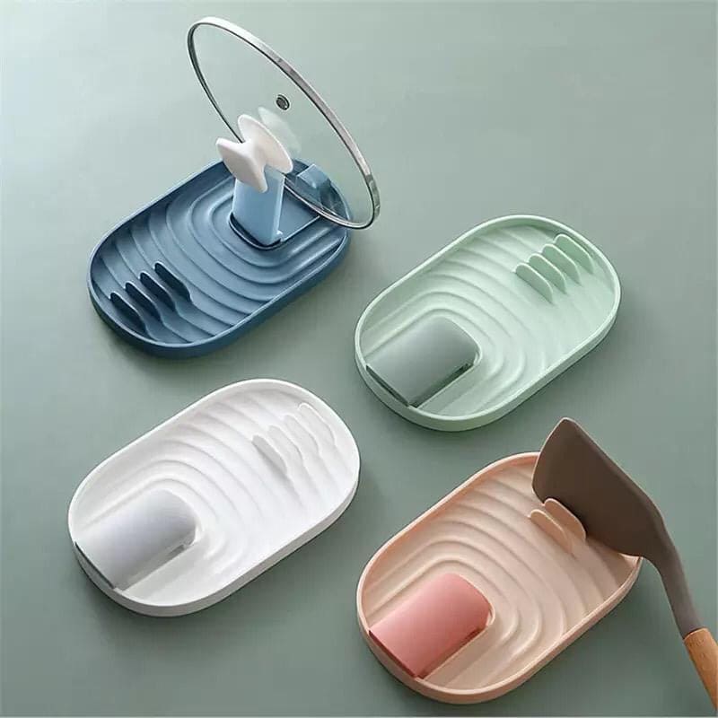 Kitchen Spatula Spoon Rest, Pot Lid Holder, Kitchen Utensil Storage, Multi-functional Rack Kitchen Gadget Kitchen Spatula Spoon Rest, Pot Lid Holder, Kitchen Utensil Storage, Multi-functional Rack Kitchen Gadget